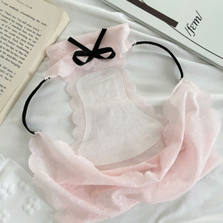 Combo 3 Quần lót Nữ Ren Hoạ Tiết Đính Nơ Dây Eo Tôn Dáng Sexy, Quần Chip Mềm Đáy Dán 2 Lớp King Shop L-1006