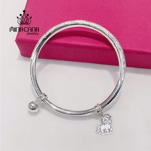 Kiềng Tay Chân Bạc Hình Con Ngựa Cho Bé Yêu - Minh Canh Jewelry