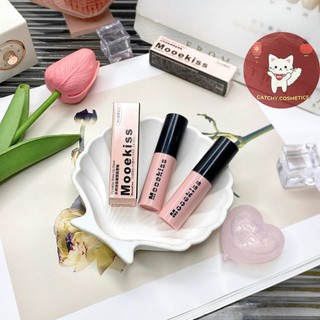 [MOOEKISS] Son Mooekiss Vỏ Hồng Đen, Shiny Lip Glaze 1g