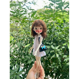 Đầm trắng size búp bê blythe