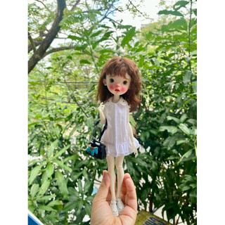 Đầm trắng size búp bê blythe