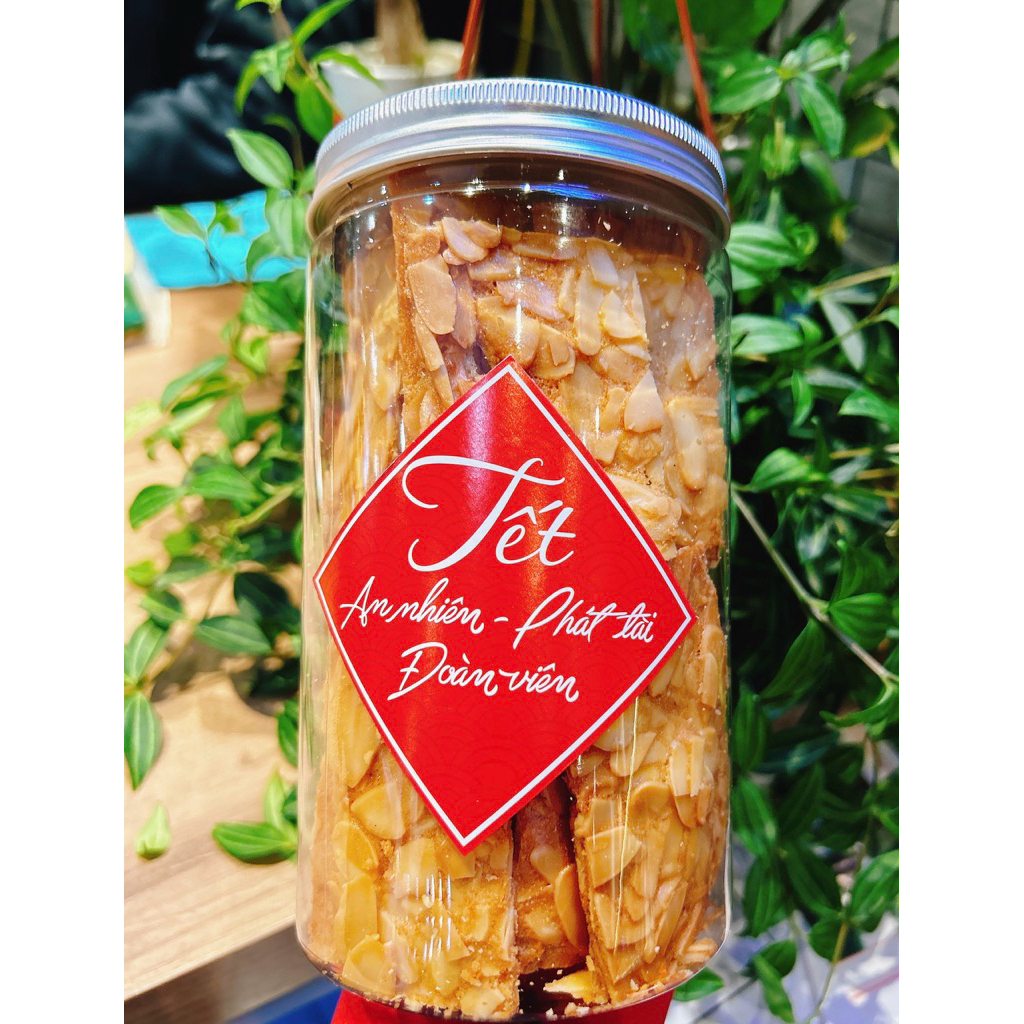 BÁNH HẠNH NHÂN SIÊU HẠT GIÒN THƠM BƠ Túi zip 100g – CHIA BAKERY & COFFEE ✨