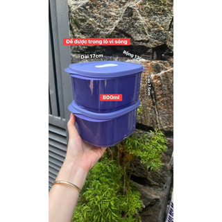 Hộp 800ml tupperware, Để được trong lò vi sóng, đựng thực phẩm, trái cây