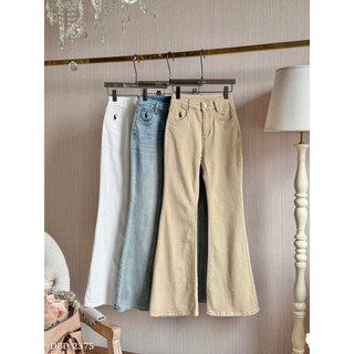 Quần Jeans Ống Loe Thêu Ngựa Chuẩn Linh Hoàng