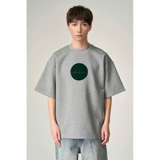 Áo thun Stee Cổ tròn LAS VEGAS CIRCLE Localbrand ICVCVNI Unisex Cotton