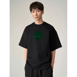 Áo thun Stee Cổ tròn LAS VEGAS CIRCLE Localbrand ICVCVNI Unisex Cotton