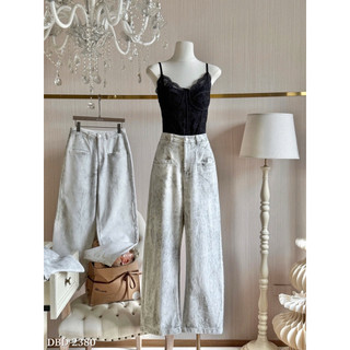 Quần Jeans Suông Loang Chuẩn Linh Hoàng