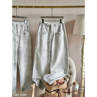 Quần Jeans Suông Loang Chuẩn Linh Hoàng