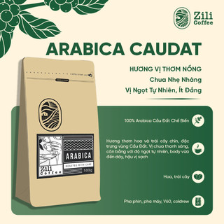 ZILI Coffee - Cà phê sạch rang mộc, hương vị tự nhiên - Dòng Truyền Thống, Túi 500G [Tặng lót ly]