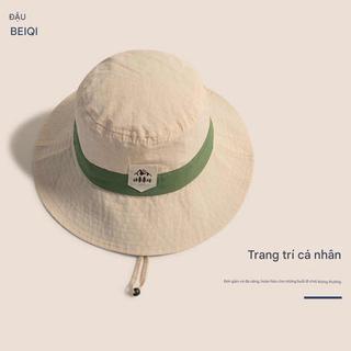 Mũ Tai Bèo Trẻ Em Mùa Hè BEIQI – Mũ Bucket Chống Nắng Có Dây Rút, Thoáng Khí, Siêu Nhẹ
