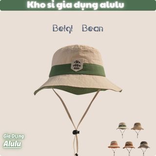 Mũ Tai Bèo Trẻ Em Mùa Hè BEIQI – Mũ Bucket Chống Nắng Có Dây Rút, Thoáng Khí, Siêu Nhẹ