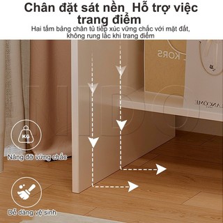 Nido Bàn Trang Điểm Hiện Đại Sang Trọng - Nhiều Ngăn Kéo Tiện Lợi, Tùy Chọn Gương LED (80cm)