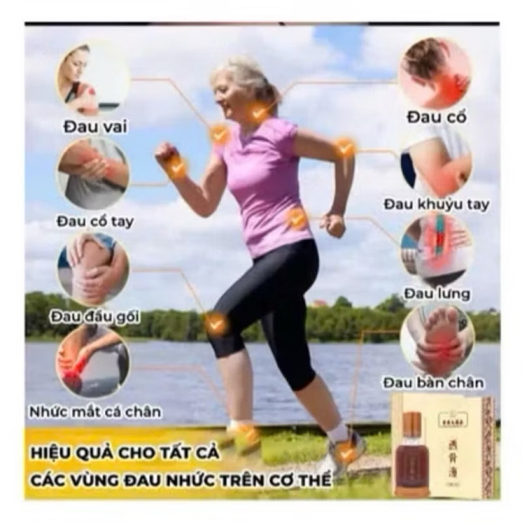 Dầu Xoa Bóp hoả lo g Thảo Dược Nóng, Dầu Xoa Bóp Xương Khớp, Hỗ Trợ Thư Giãn Cơ, Vai Gáy, Lưng, Tay Chân