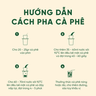 Cà Phê Nguyên Chất Robusta Black ĐẮNG ĐẬM CÂN BẰNG, HẬU VỊ NGỌT Zili Coffee [Túi 500g]