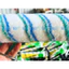 🔥Con Lăn Sơn Nước Dài 23cm Tân Việt Nhật Cao Cấp Xanh Sọc Trắng, Sợi Polyester, Màng Sơn Láng Mịn