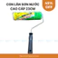 🔥Con Lăn Sơn Nước Dài 23cm Tân Việt Nhật Cao Cấp Xanh Sọc Trắng, Sợi Polyester, Màng Sơn Láng Mịn