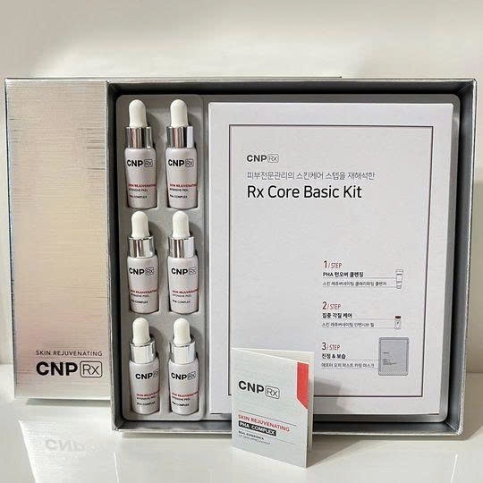 Full set peel tái tạo da chuyên sâu CNP Rx Skin Rejuvenating Intensive Peel