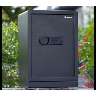 Két Sắt Safiron 60LBF Khóa vân tay điện dung thế hệ mới, Báo động chống trộm 25KG (Freeship)