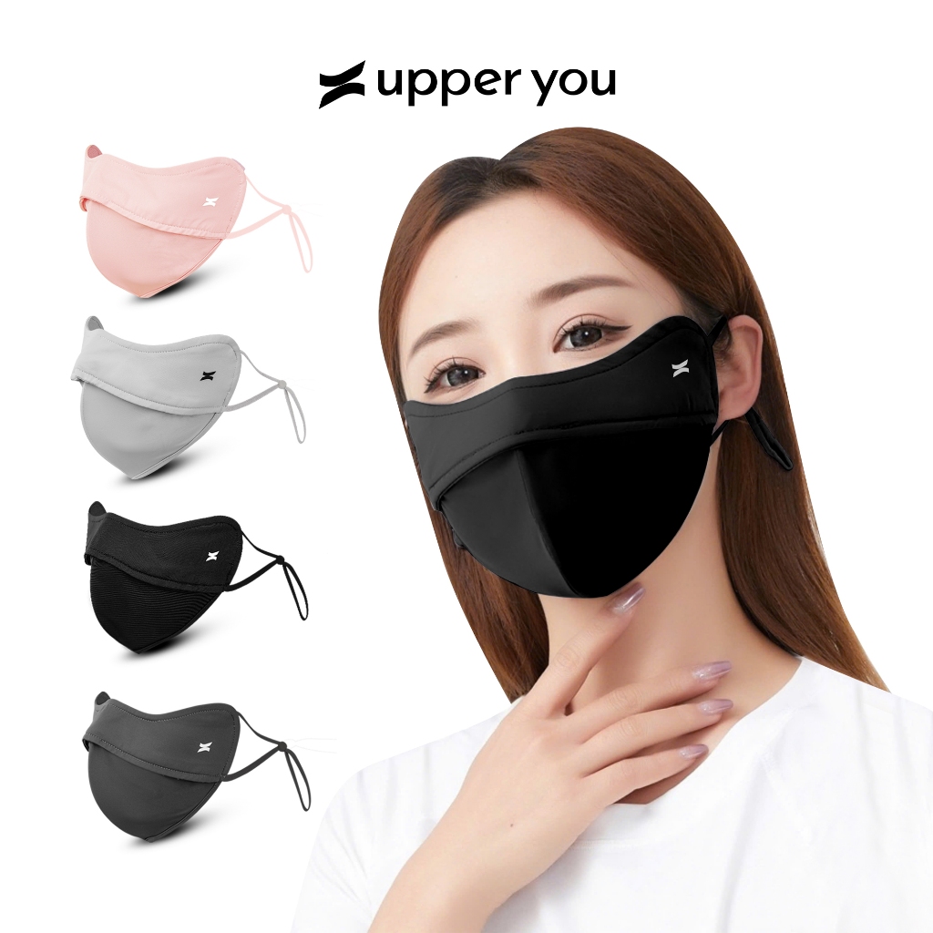 Khẩu Trang Chống Nắng UPF50+ Chống UV UPPER YOU Chất Lụa Băng Mịn Mát Thoáng Khí - FM03