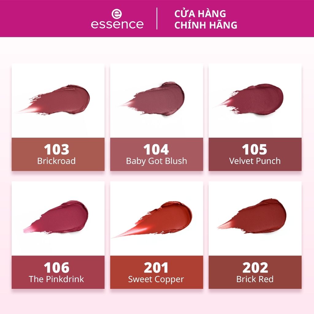 Son thỏi nhung lì Essence The Slim Stick 1,7g