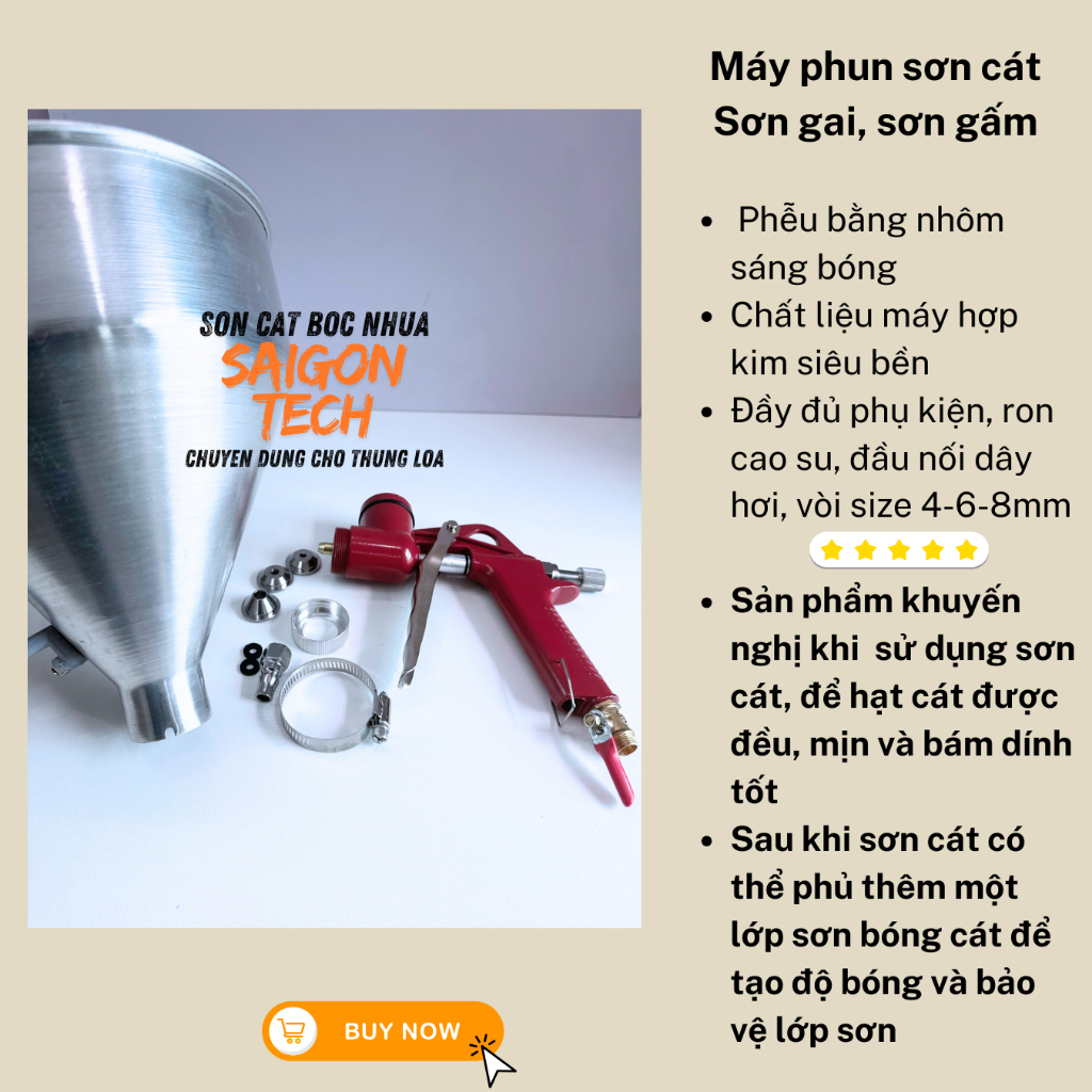 [2026] Sơn Cát Thùng Loa, Sơn Cát Bọc Nhựa Gốc Nước, Phun Bằng Máy Phun Cát Hoặc Dùng Con Lăn Sơn