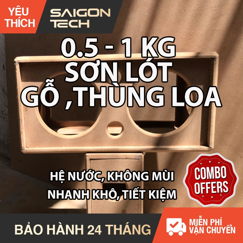 🔥Sơn lót thùng loa, sơn lót gỗ chuyên dụng hệ nước - phù hợp với tất cả loại gỗ ván MDF, nhập khẩu..