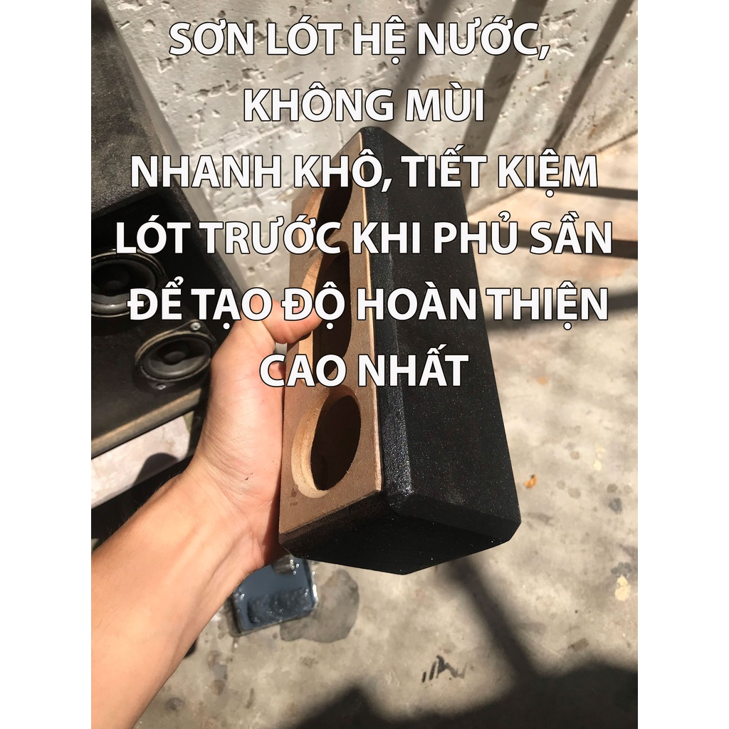 🔥Sơn lót thùng loa, sơn lót gỗ chuyên dụng hệ nước - phù hợp với tất cả loại gỗ ván MDF, nhập khẩu..