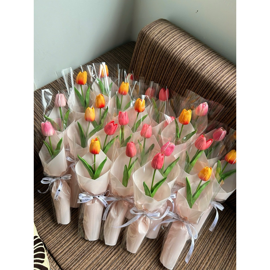 Bó Tulip Ốc Quế Xinh Xắn