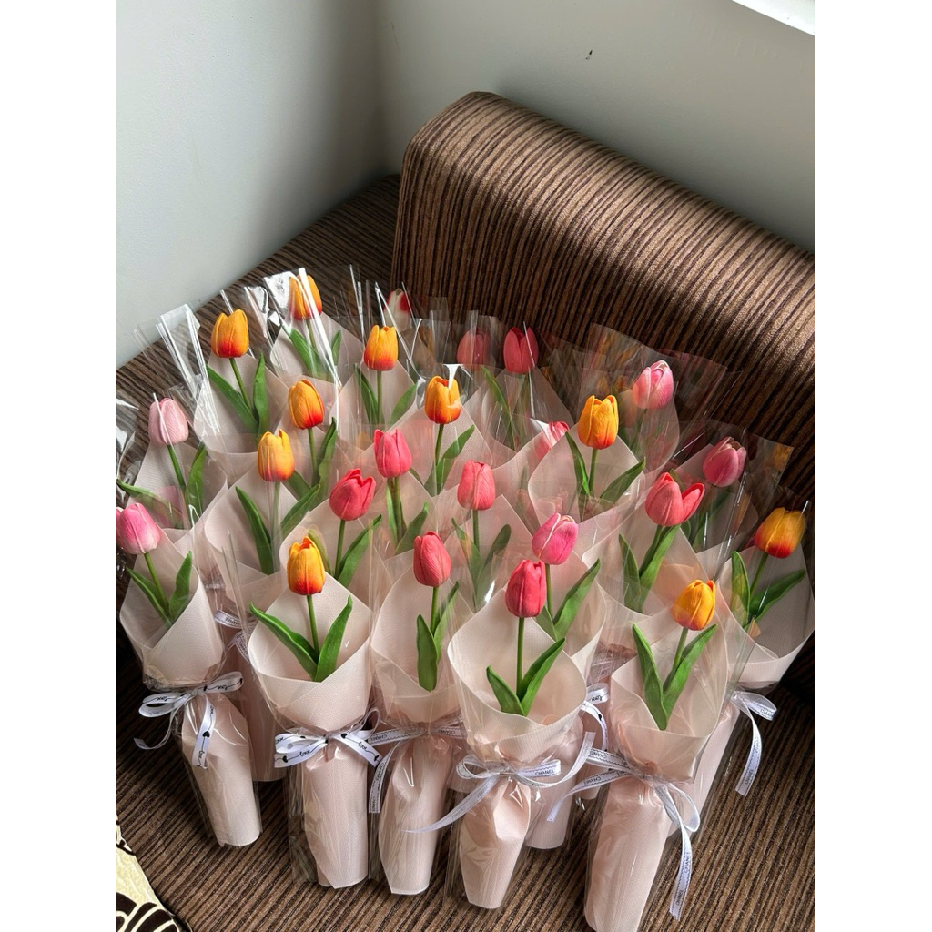 Bó Tulip Ốc Quế Xinh Xắn