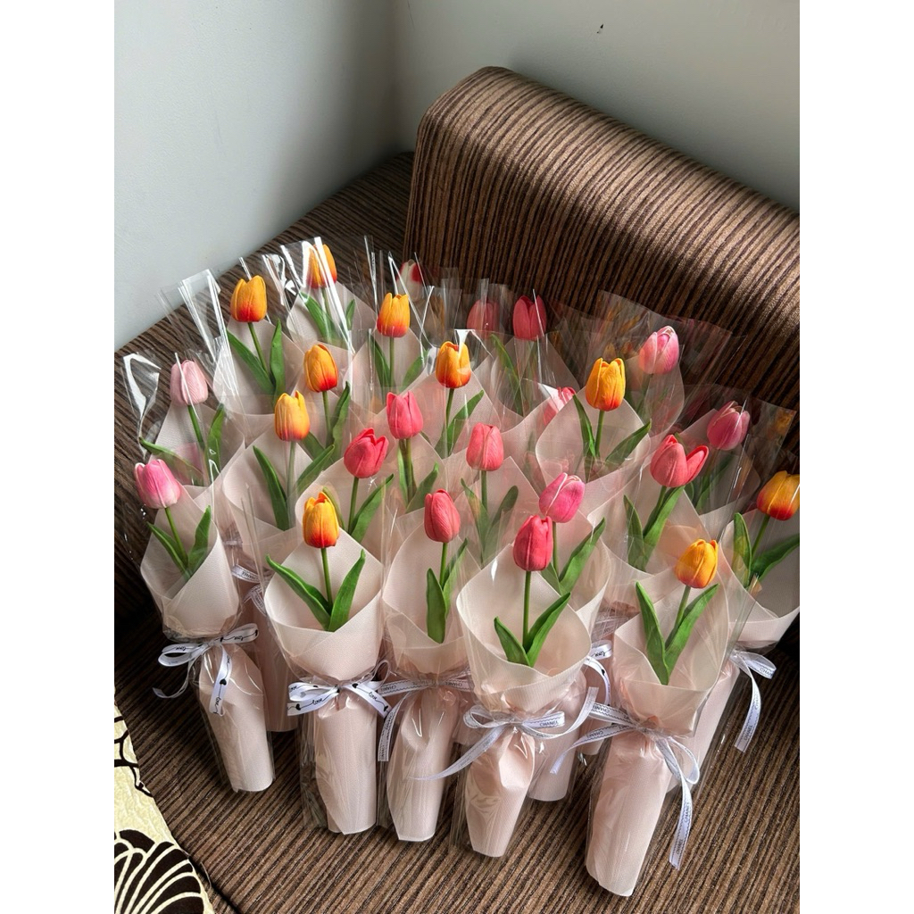 Bó Tulip Ốc Quế Xinh Xắn