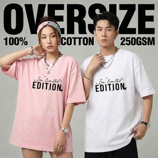 Áo Thun áo phông Nam Nữ Oversize 100% Cotton Cao Cấp CLARO - I'm limited EDITION