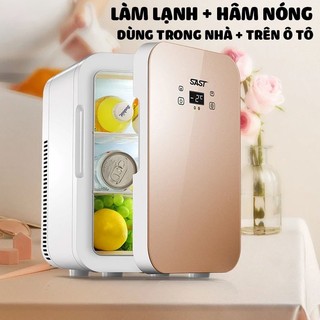 (Xả Kho) Tủ Lạnh Mini 12 Lít SAST ST-12L 2 Chế Độ Làm Lạnh Và Hâm Nóng, Dùng Cho Ô Tô Và Gia Đình