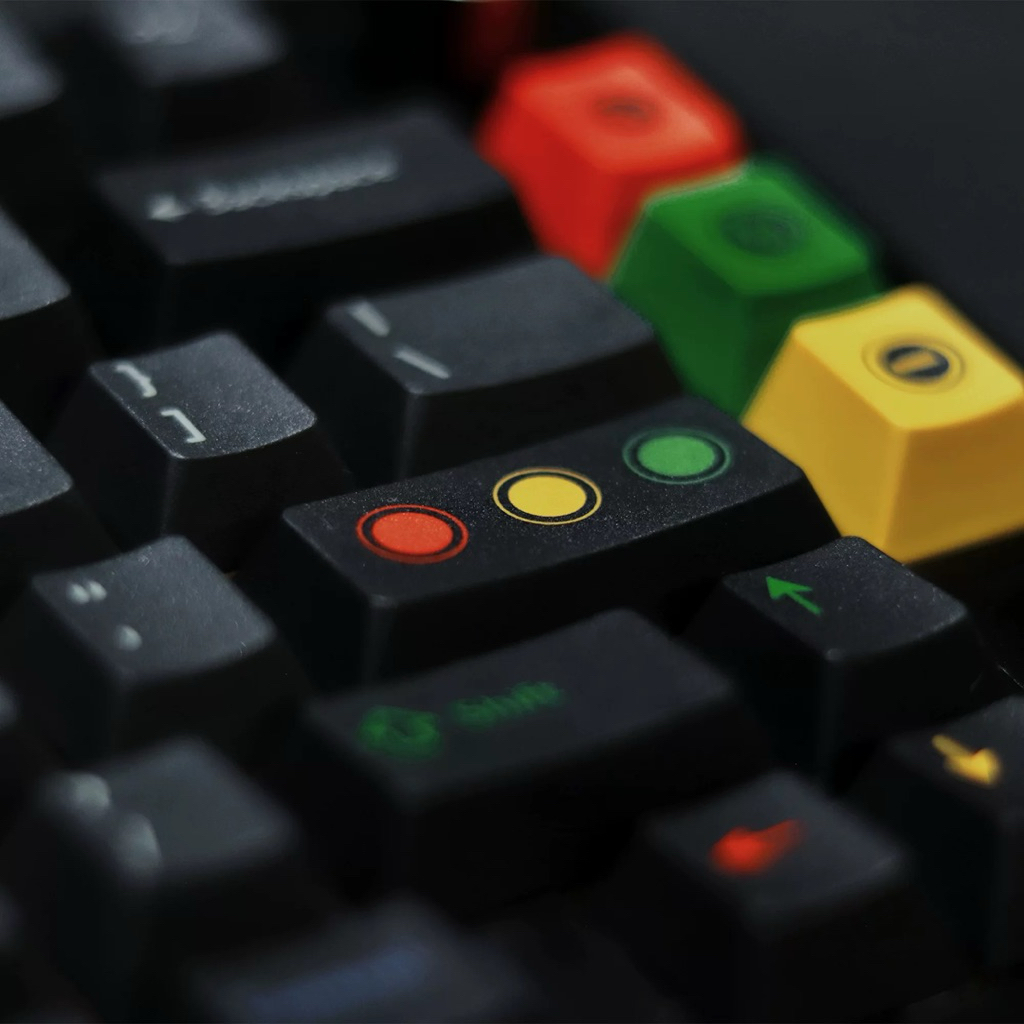 Keycap RetroDarkLights - NDN Studio | Chất liệu PBT | Profile Cherry | Keyboard Studio | BigBuy360 - bigbuy360.vn