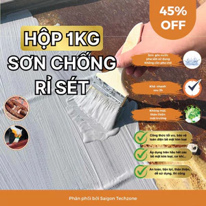 Sơn Chống Rỉ Sét, Han Gỉ Kim Loại Hệ Nước Dành Cho Bề Mặt Cơ Khí, Kim Loại, Sơn An Toàn