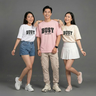 Áo Thun Nam Nữ Oversize 100% Cotton Cao Cấp CLARO - text