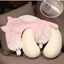 Gối Chữ U Cao Su Non Tựa Cổ Hình Mèo Con Dễ Thương Êm Ái Mun Store GUMEO12