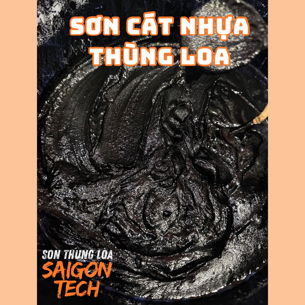 [2026] Sơn Cát Thùng Loa, Sơn Cát Bọc Nhựa Gốc Nước, Phun Bằng Máy Phun Cát Hoặc Dùng Con Lăn Sơn