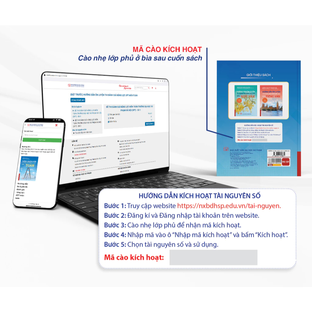 Sách - Hướng dẫn ôn luyện thi đánh giá năng lực SPT - NXB Đại Học Sư Phạm