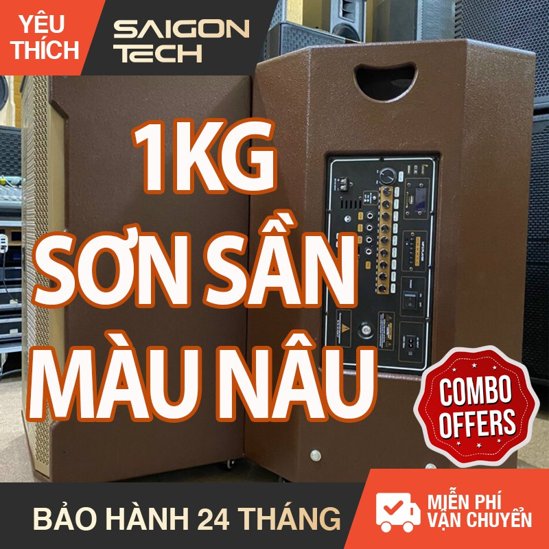 🔥[ÂM THANH - LOA KÉO] HỘP 1KG SƠN SẦN THÙNG LOA CAO CẤP ACRYLIC, ĐẬM ĐẶC, XUẤT XƯỞNG LOA, ĐỘ SẦN CAO