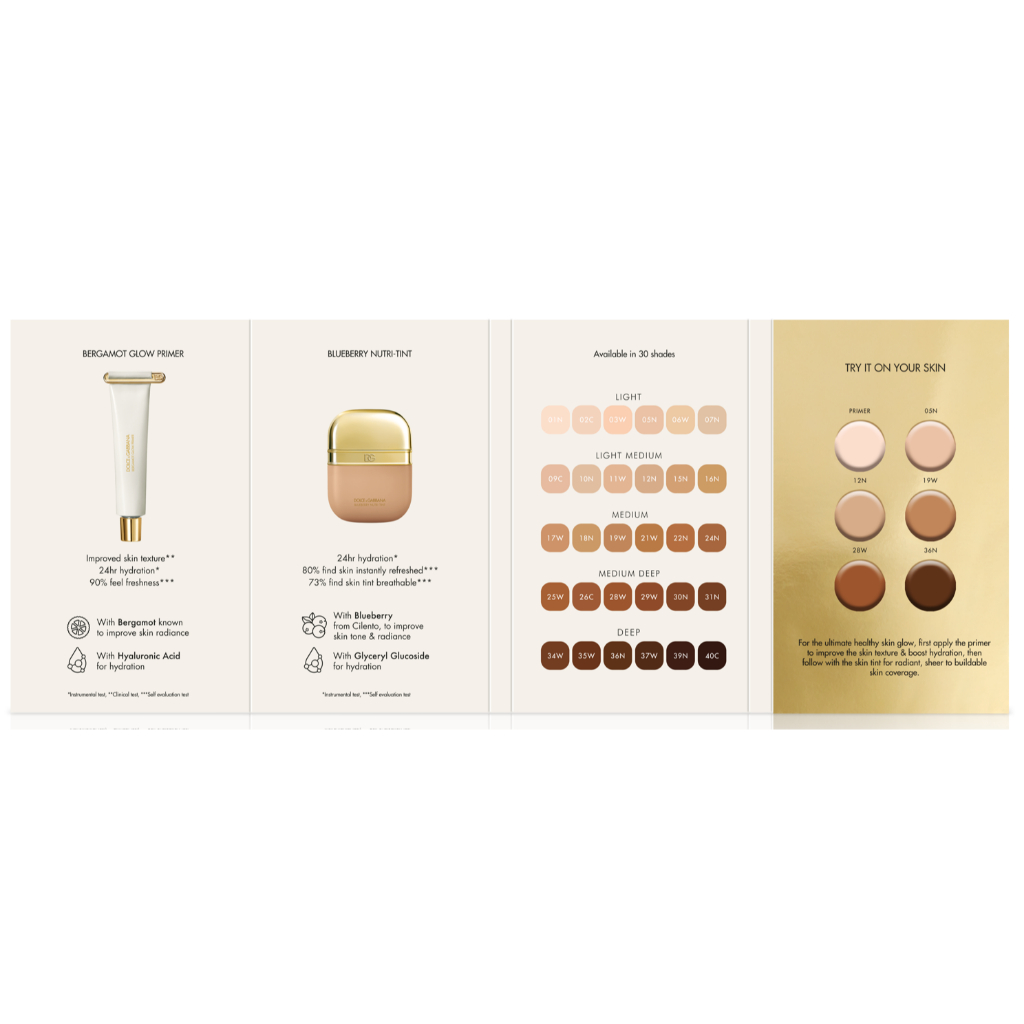 GIFT BLUEBERRY NUTRI TINT SAMPLE CARD SPF