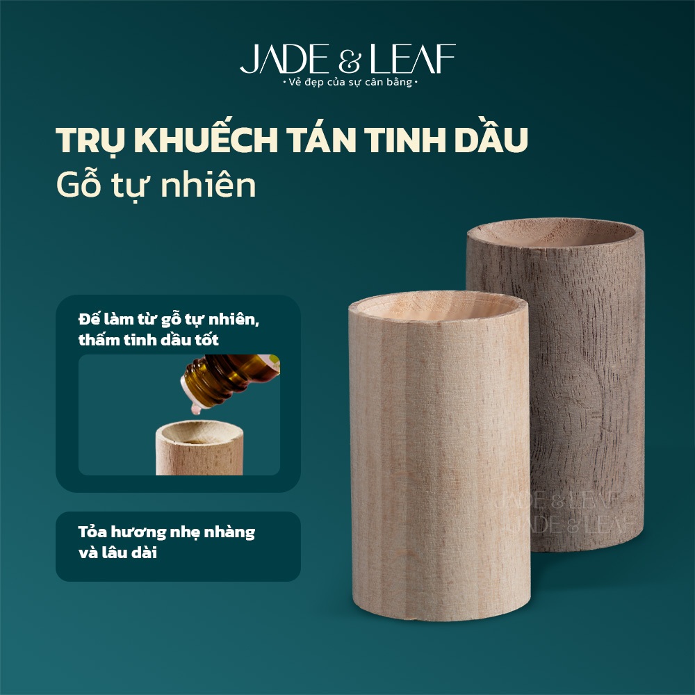 Trụ Gỗ Khuếch Tán Tinh Dầu Jade&Leaf, Khuếch Tán Nhanh Giữ Tinh Dầu Lâu Thân Thiện Môi Trường