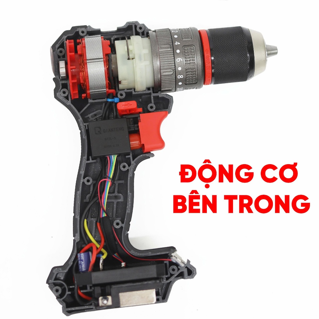 [Mới- Kèm Mũi] Máy Khoan Tường Workfix 65N WF-ID1365F Khoan Tường, Gỗ, Bắn Vít, Tôn - Tặng Thước Dây