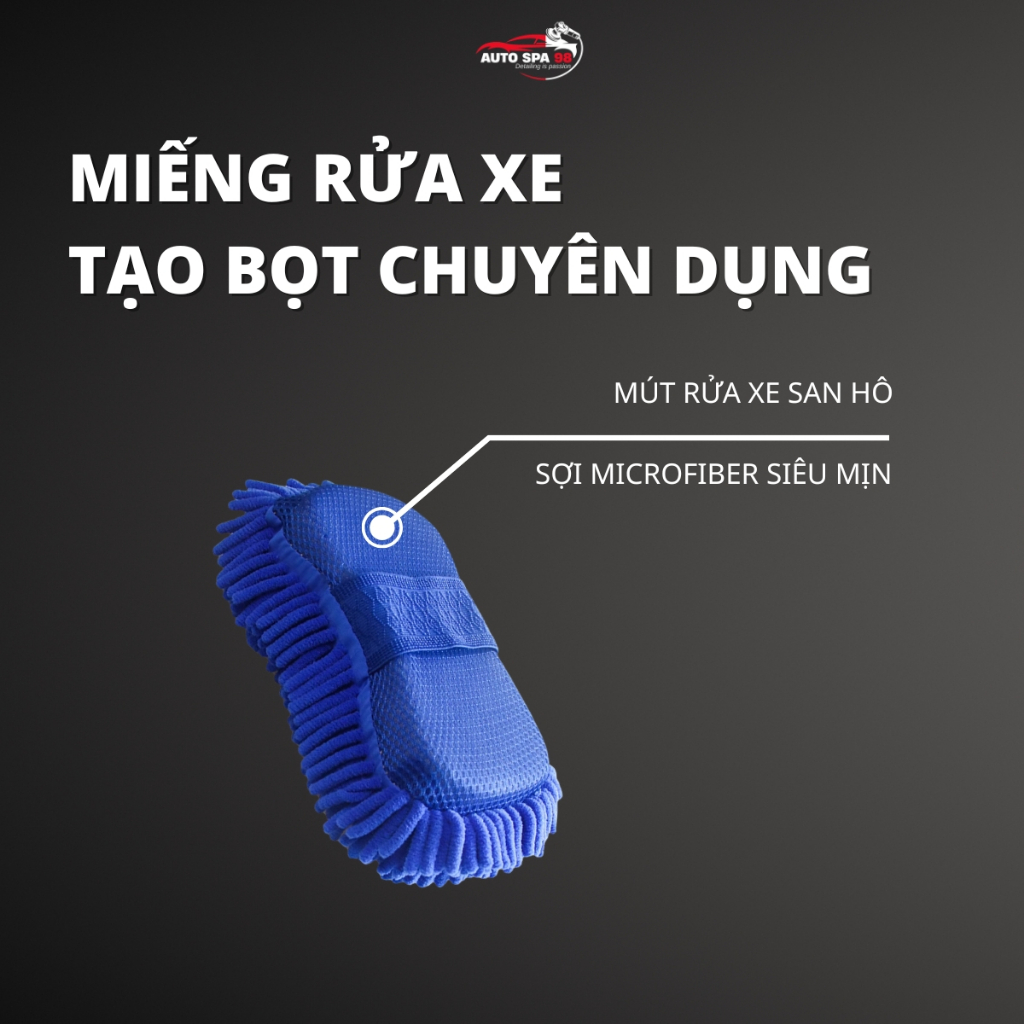 Combo 7 Món Rửa Ô Tô Cao Cấp – Bộ Cọ Bánh Xe + Nước Rửa Xe K-Wash 500ml – Dụng Cụ Rửa Xe Tại Nhà