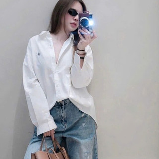 Áo Sơ Mi Trắng  Thuê Hiện Đại Dáng Basic Kiểu Mới