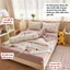 Bộ chăn chần ga chần chất liệu Cotton Đũi MemMinBedding tặng kèm gối ôm phong cách vintage