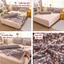 Bộ chăn chần ga chần chất liệu Cotton Đũi MemMinBedding tặng kèm gối ôm phong cách vintage