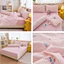 Bộ chăn chần ga chần chất liệu Cotton Đũi MemMinBedding tặng kèm gối ôm phong cách vintage