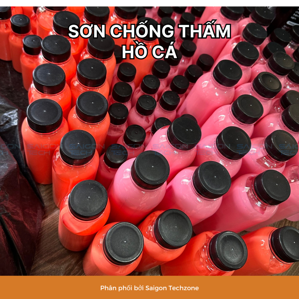 🔥Sơn chống thấm hồ cá cao cấp, chống thấm thùng xốp, giúp cá lên màu đẹp, nhiều màu sắc, sơn an toàn