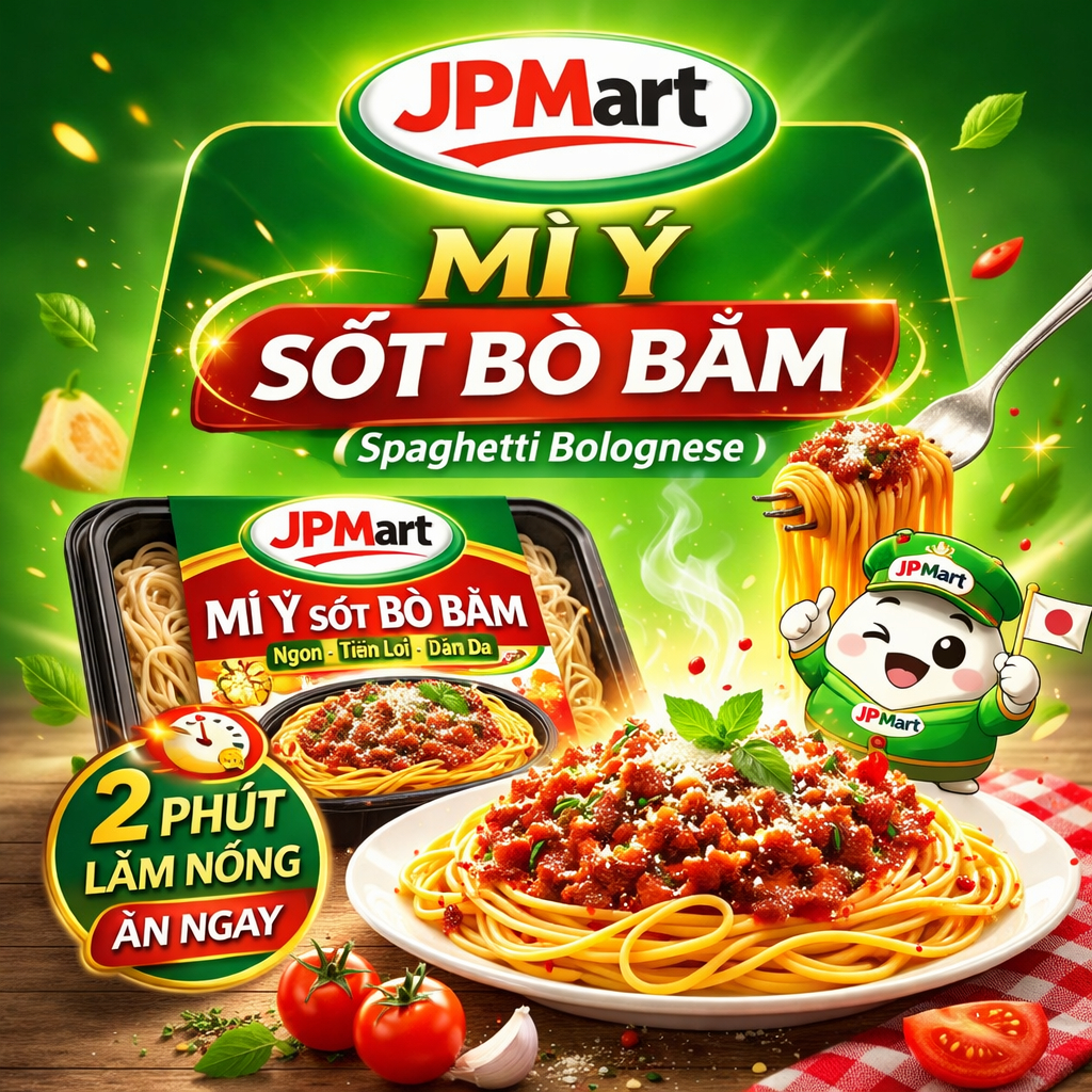 [Hỏa Tốc - combo 2] Mì Ý Sốt Bò Bằm 270g - JPMart