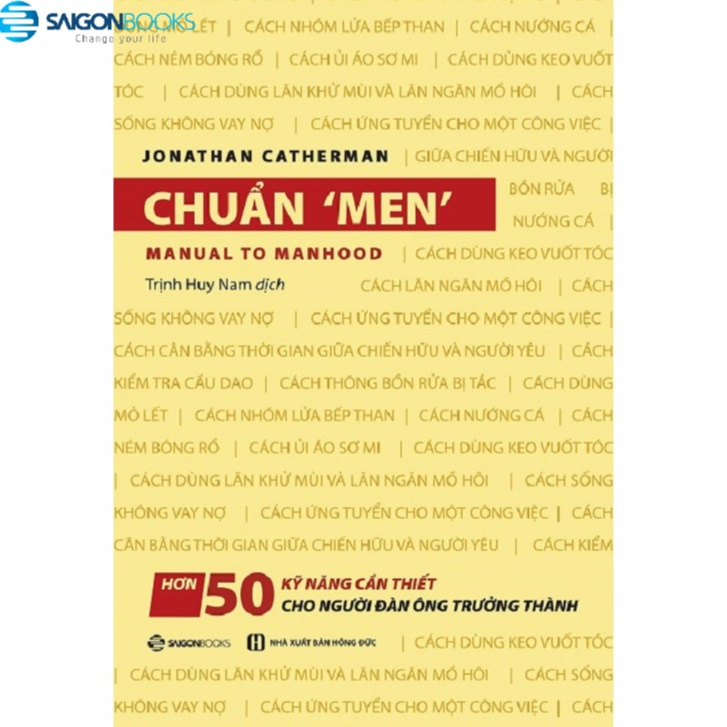 Sách - Chuẩn 'Men' - Hơn 50 kỹ năng cần thiết cho người đàn ông